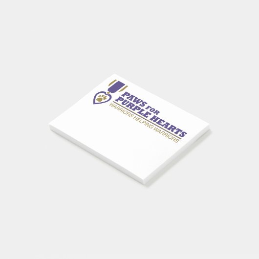 Post-it® notes - Witte kleuren Logo (Schuin)