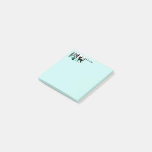 Post-it-Notes Yellowstone-hert Post-it® Notes (Schuin)