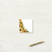 Post-it-Notes-zonnebloemen Post-it® Notes (Op bureau)