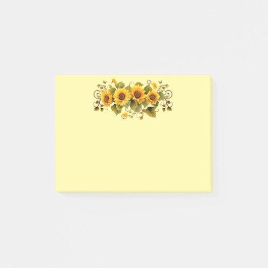 Post-it-Notes-zonnebloemen Post-it® Notes (Voorkant)