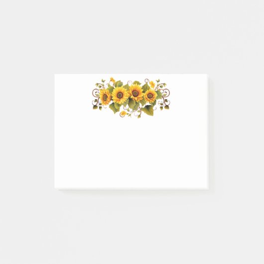 Post-it-Notes-zonnebloemen Post-it® Notes (Voorkant)