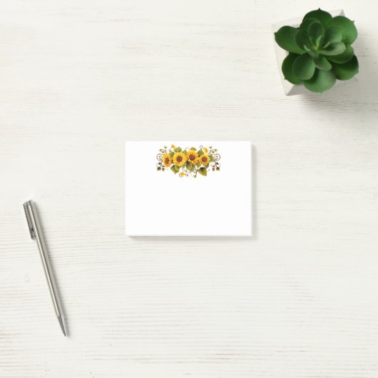 Post-it-Notes-zonnebloemen Post-it® Notes (Kantoor)