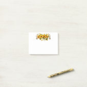 Post-it-Notes-zonnebloemen Post-it® Notes (Op bureau)