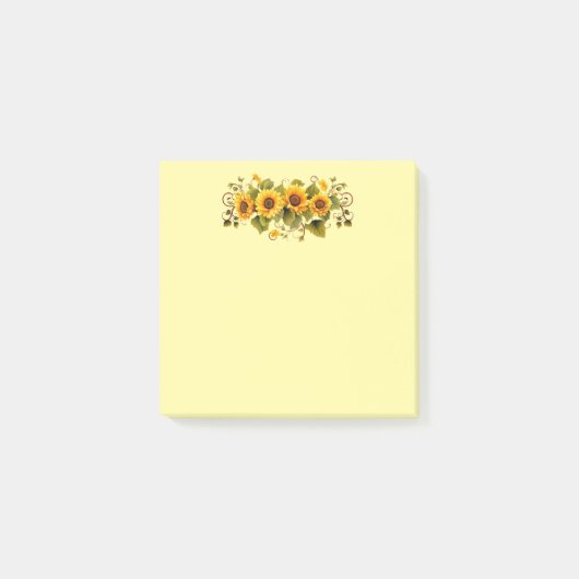 Post-it-Notes-zonnebloemen Post-it® Notes (Voorkant)