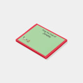 Post-it Notitie - Draak en Rode Rand Post-it® Notes (Schuin)