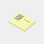 Post-it notitie met QR-code Post-it® Notes (Schuin)