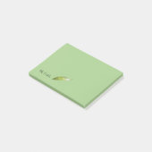 Post-it Notitieblok - Groene Veerpen Post-it® Notes (Schuin)