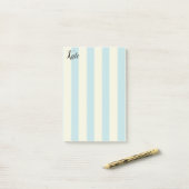 Post-it Notities Blauw Beige Streep Post-it® Notes (Op bureau)
