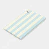 Post-it Notities Blauw Beige Streep Post-it® Notes (Schuin)