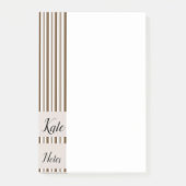 Post-it Notities Bruine Strepen Post-it® Notes (Voorkant)