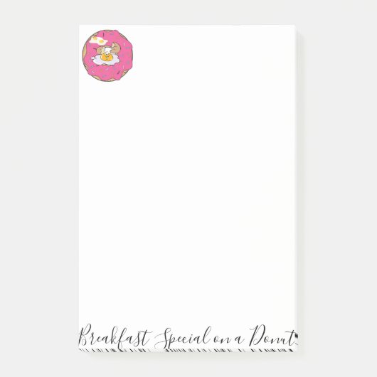 Post-it Notities Eieren Donut Post-it® Notes (Voorkant)