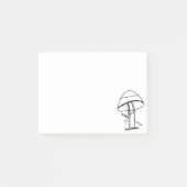 Post-It-notities | Gangsterpaddenstoel Met Een Kat Post-it® Notes (Voorkant)