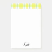 Post-it Notities Geel Katernenprint Post-it® Notes (Voorkant)