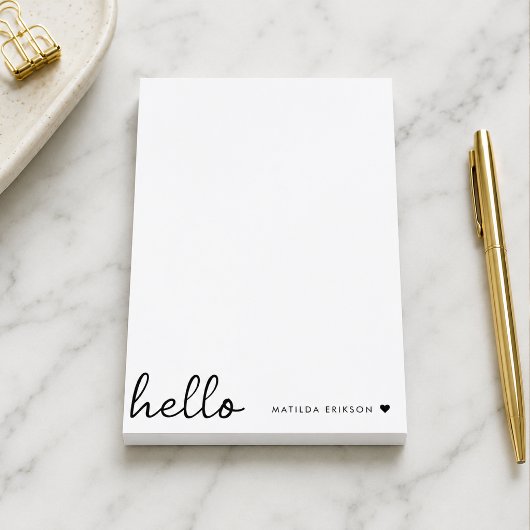 Post-it-notities | Gepersonaliseerde Hallo Aangepa Post-it® Notes