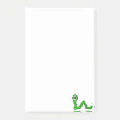 Post-it Notities Groene Worm Post-it® Notes (Voorkant)