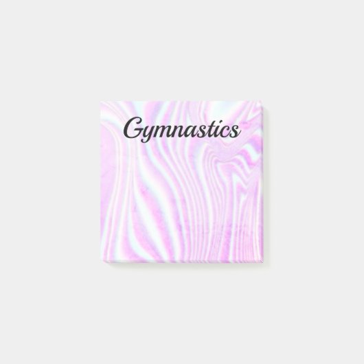 Post-it Notities - Gymnastiek 3" x 3" Post-it® Notes (Voorkant)