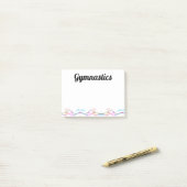 Post-it notities - Gymnastiek 4 x 3 inch Post-it® Notes (Op bureau)