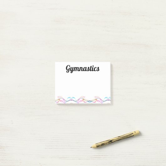 Post-it notities - Gymnastiek 4 x 3 inch Post-it® Notes (Op bureau)