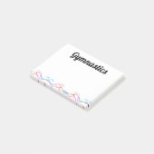 Post-it notities - Gymnastiek 4 x 3 inch Post-it® Notes (Schuin)