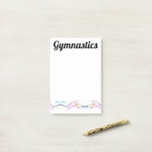 Post-it notities - Gymnastiek notities 4 x 6 inch Post-it® Notes (Op bureau)