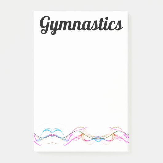 Post-it notities - Gymnastiek notities 4 x 6 inch Post-it® Notes (Voorkant)