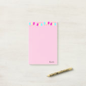 Post-it Notities Ijs Roze Post-it® Notes (Op bureau)
