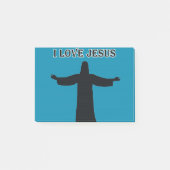Post-It Notities ik hou van Jezus Post-it® Notes (Voorkant)