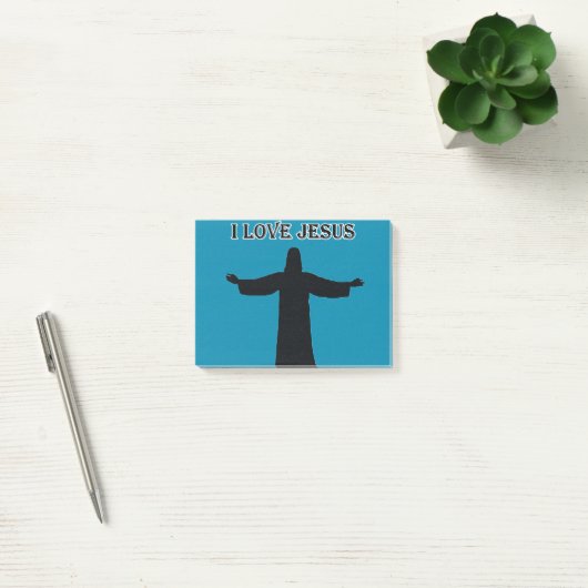 Post-It Notities ik hou van Jezus Post-it® Notes (Kantoor)