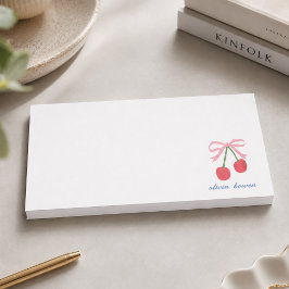 Post-It Notities | Kersen Coquette Strik Uitsnijdi Post-it® Notes