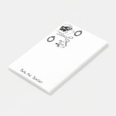 Post-it Notities Kleur Barbershop Kapper Post-it® Notes (Schuin)