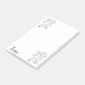 Post-it Notities Kleurvarkens en lammeren Post-it® Notes (Schuin)