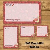 Post-it-notities met aardbeiendaiquiri post-it® notes