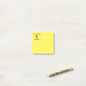 Post-it notities met de naam van uw boot post-it® notes (Op bureau)