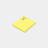 Post-it notities met de naam van uw boot post-it® notes (Schuin)