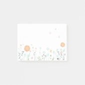 Post-it notities met oranje chrysanthemum post-it® notes (Voorkant)