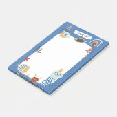 Post-it-notities met takenlijst voor het zeeleven post-it® notes (Schuin)