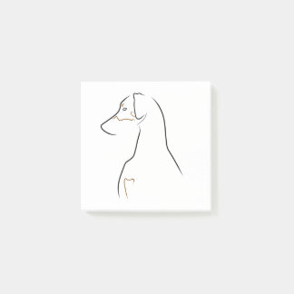 Post-it-notities - Natuurlijke gezochte lijnkunst Post-it® Notes