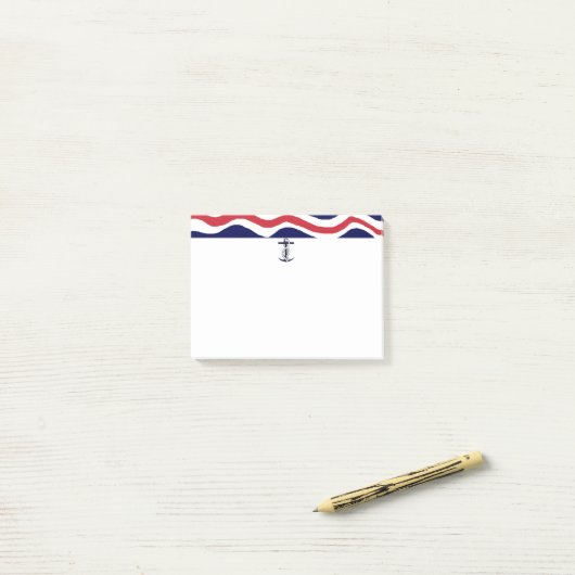 Post-it notities Nautical Boat Lovers Post-it® Notes (Op bureau)