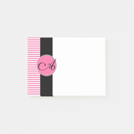 Post It-notities, op maat gemaakt monogram Post-it® Notes (Voorkant)