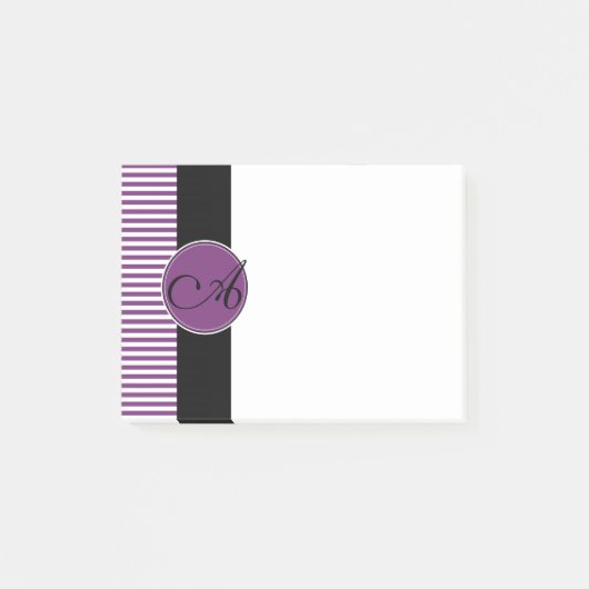 Post It-notities, op maat monogram Post-it® Notes (Voorkant)