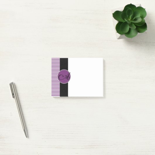 Post It-notities, op maat monogram Post-it® Notes (Kantoor)