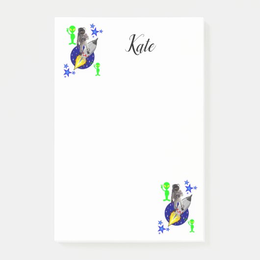 Post-it Notities Ruimteschip Post-it® Notes (Voorkant)