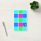 Post-it Notities Schone Roze Blauwe Vierkantjes Post-it® Notes (Kantoor)