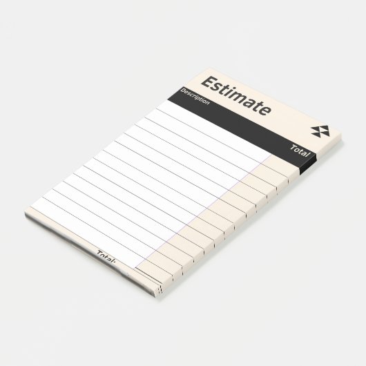 Post-IT-notities snelle ramingenblad Post-it® Notes (Schuin)