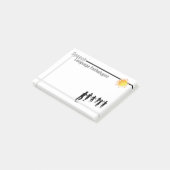 Post-it-notities van de spraakpatholoog post-it® notes (Schuin)