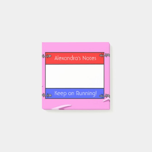 Post-it-notities voor hardloopnummers post-it® notes (Voorkant)