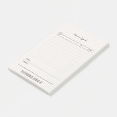 Post-it-notities voor kleine bedrijven ontvangen post-it® notes (Schuin)