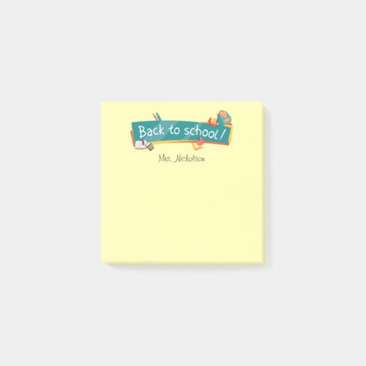 Post-it® Notities voor terug naar school voor leer Notes (Voorkant)