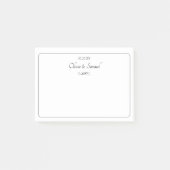 Post-It-notities Zwart & Wit met Oneindige Rol Post-it® Notes (Voorkant)