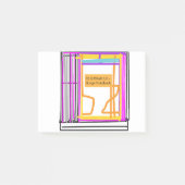 Post-it ONDERSTEUNING DJ KAWAII LU Post-it® Notes (Voorkant)